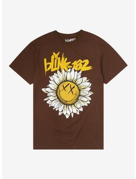 Plus Size Blink-182 Sunflower Face Logo Boyfriend Fit Girls T-Shirt, , hi-res