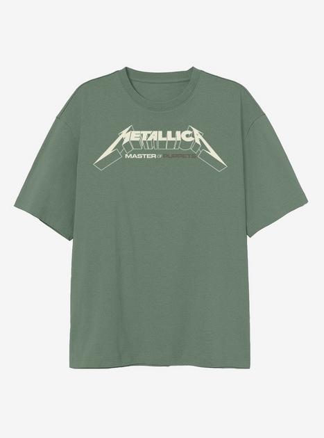 Metallica Master Of Puppets Green T-Shirt | Hot Topic