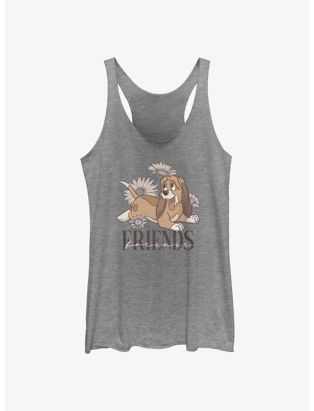 Disney The Fox and the Hound Copper Friends Girls Tank, GRAY HTR, hi-res