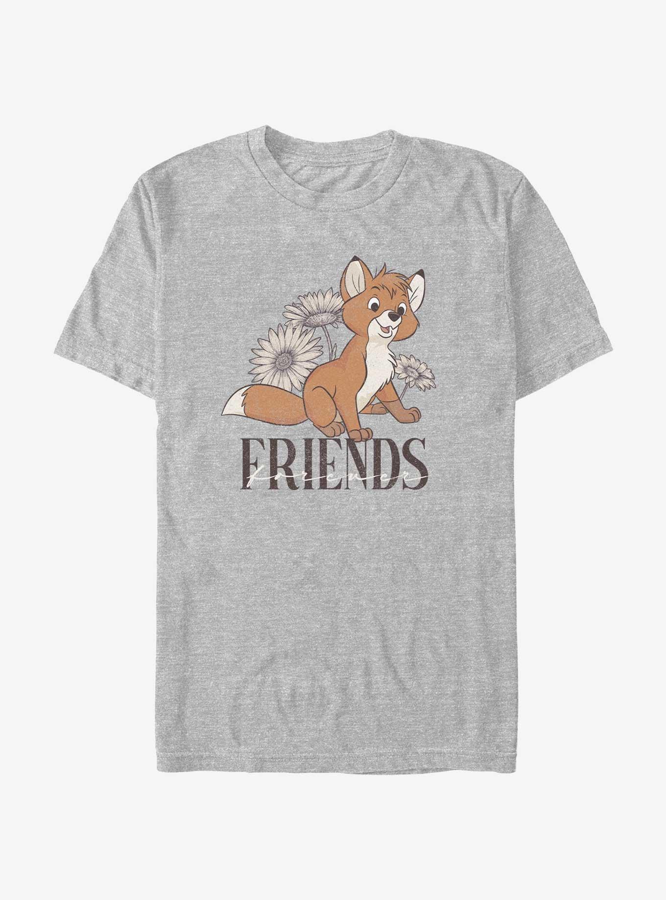 Disney The Fox and the Hound Tod Friends T-Shirt, ATH HTR, hi-res