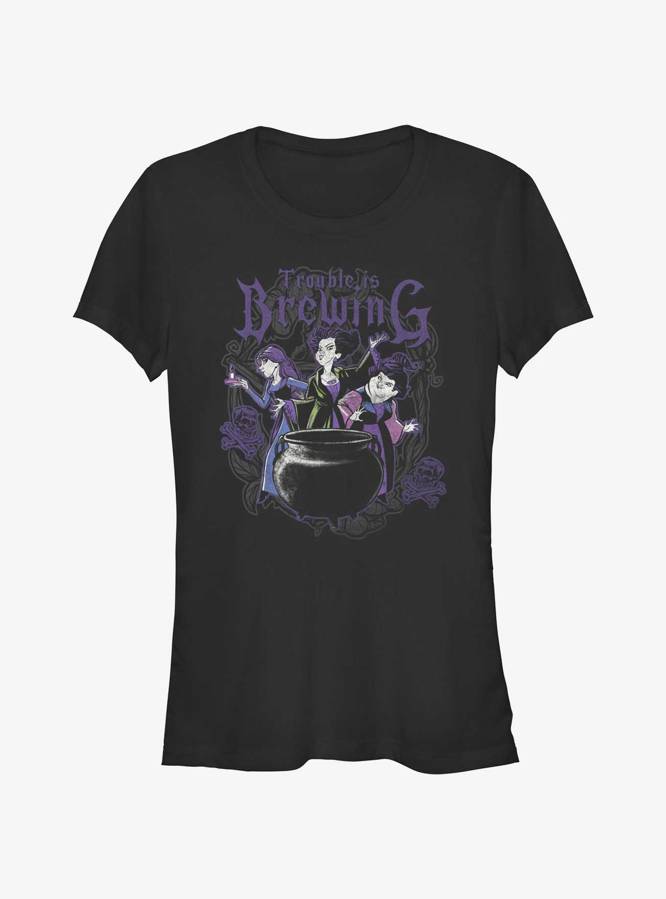 Disney Hocus Pocus Trouble Is Brewing Girls T-Shirt, BLACK, hi-res