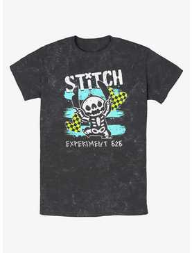 Disney Lilo & Stitch Emo Skelestitch Mineral Wash T-Shirt, , hi-res