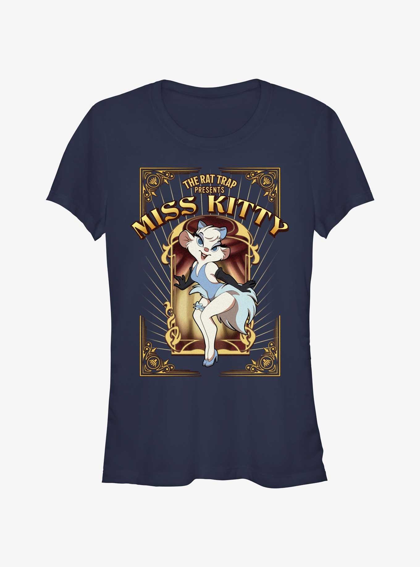 Disney The Great Mouse Detective Miss Kitty Poster Girls T-Shirt