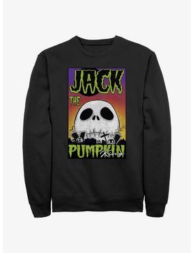 Disney The Nightmare Before Christmas Jack The Pumpkin King Skull Poster Sweatshirt, , hi-res