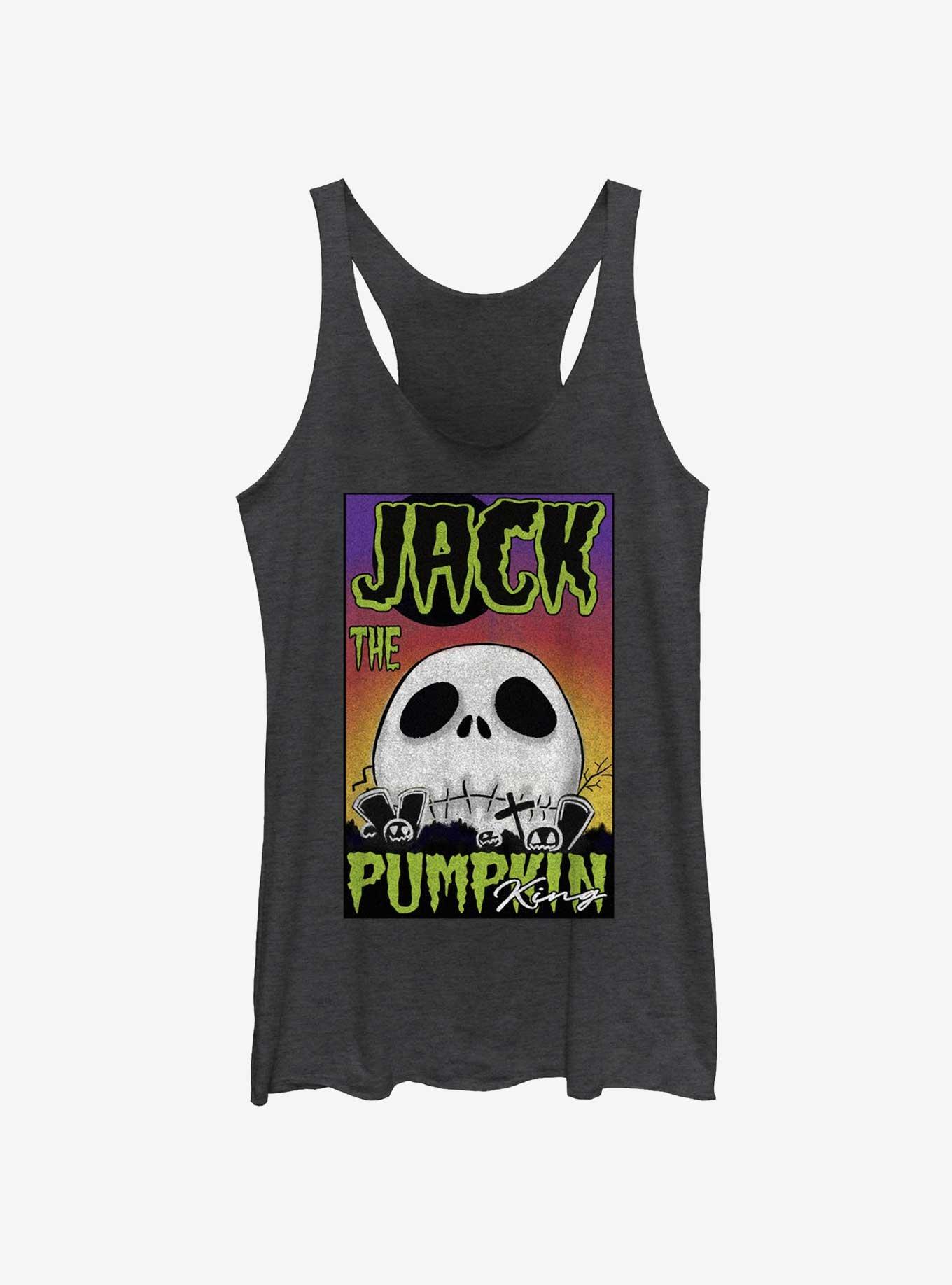Disney The Nightmare Before Christmas Jack The Pumpkin King Skull Poster Girls Tank, , hi-res
