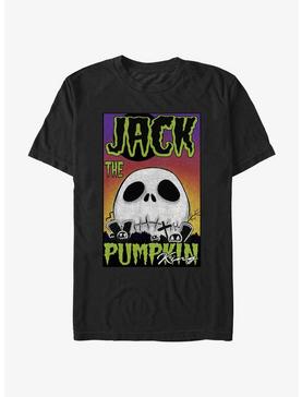 Plus Size Disney The Nightmare Before Christmas Jack The Pumpkin King Skull Poster T-Shirt, , hi-res
