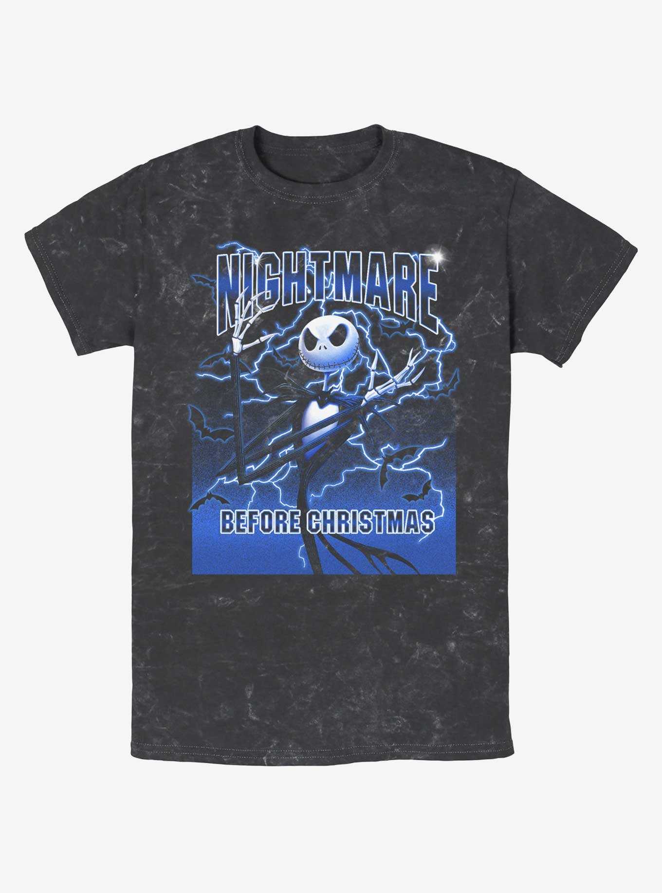 Disney The Nightmare Before Christmas Electric Jack Mineral Wash T-Shirt, , hi-res