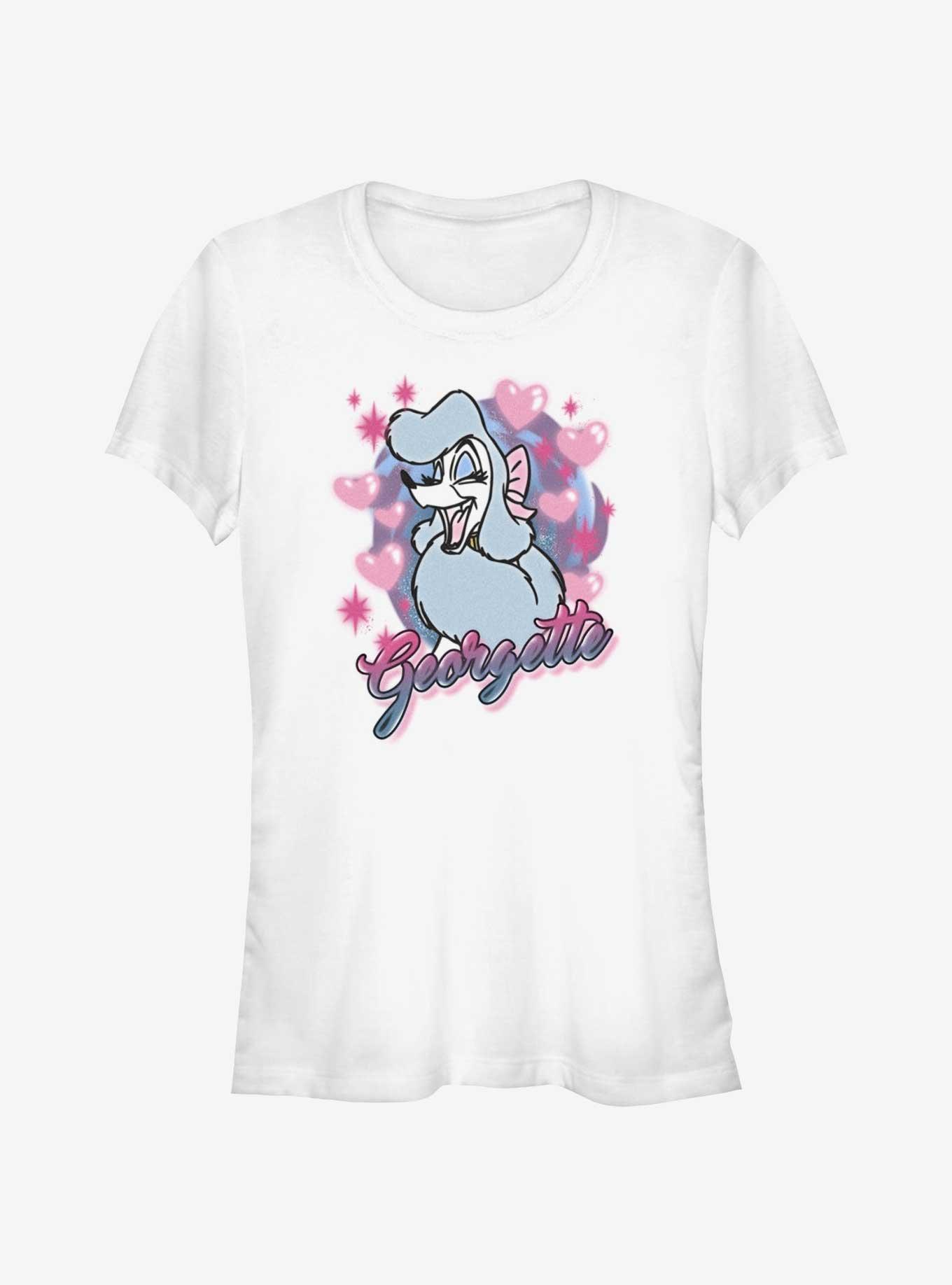 Disney Oliver & Company Airbrush Georgette Girls T-Shirt, WHITE, hi-res
