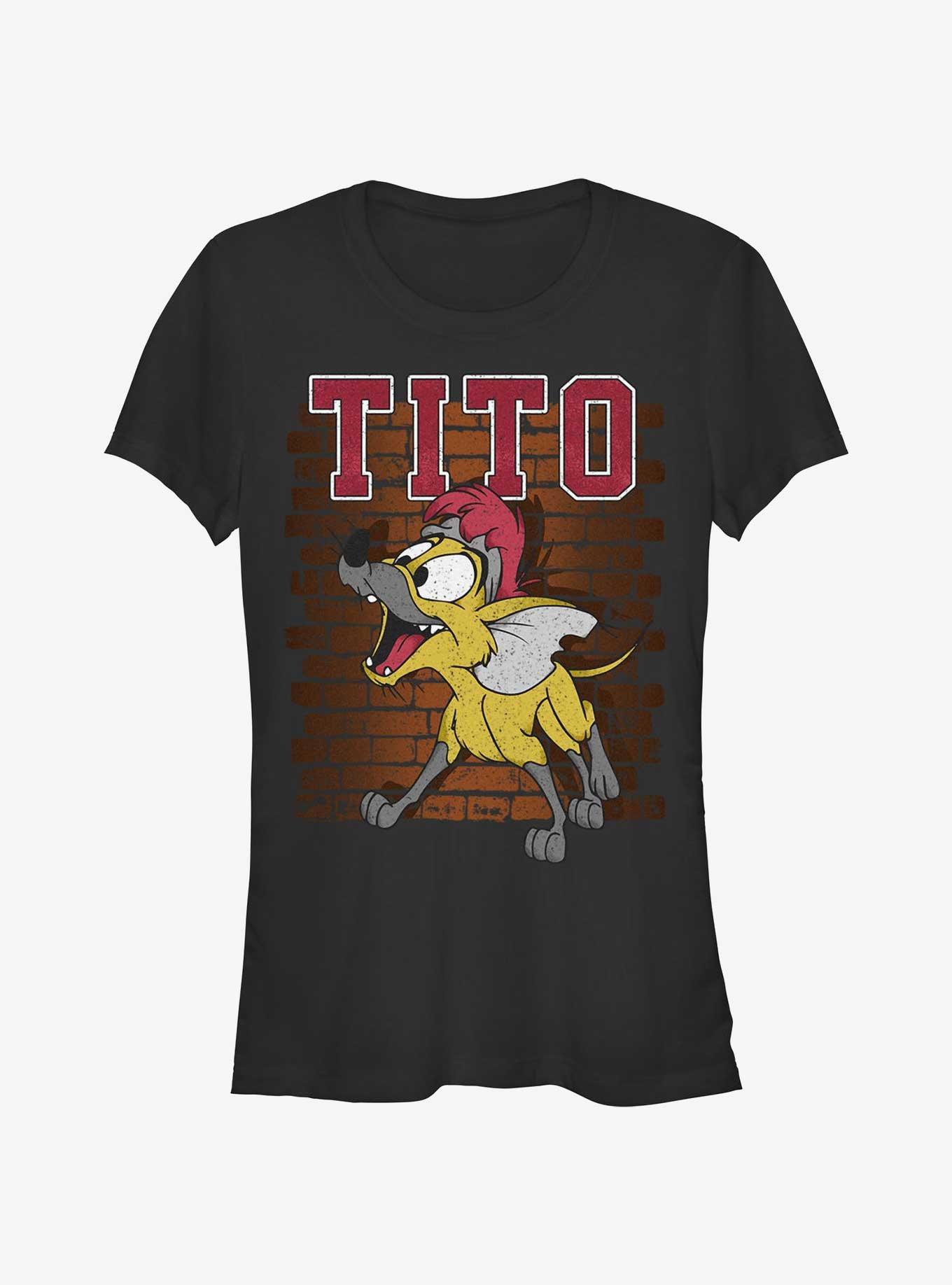 Disney Oliver & Company Tito Girls T-Shirt, BLACK, hi-res