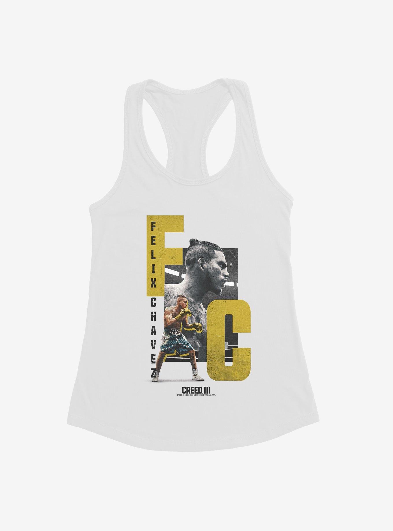 Creed III Felix Chavez Portrait Womens Tank Top, WHITE, hi-res