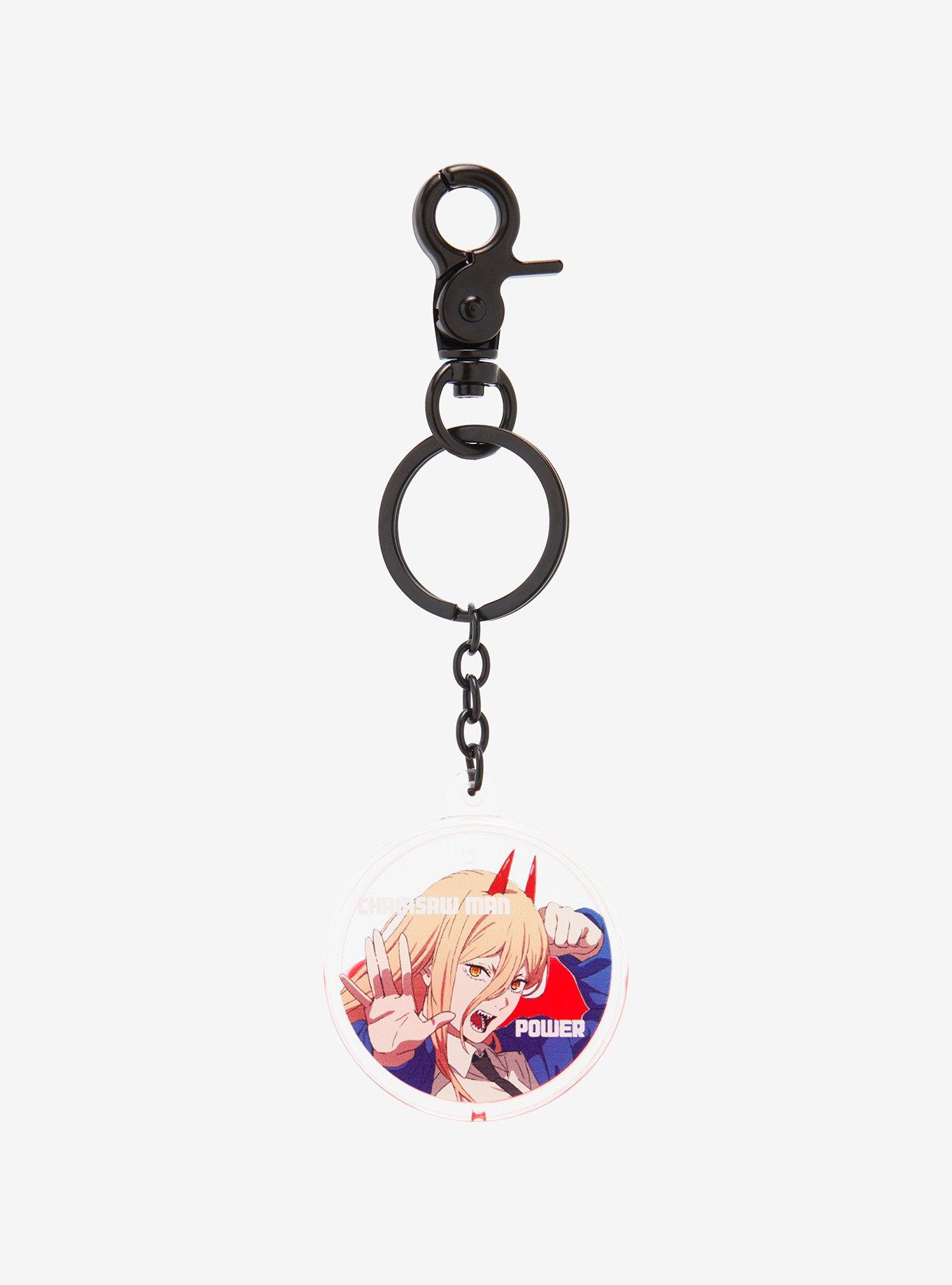 Chainsaw Man Power Liquid Charm Keychain BoxLunch Exclusive BoxLunch