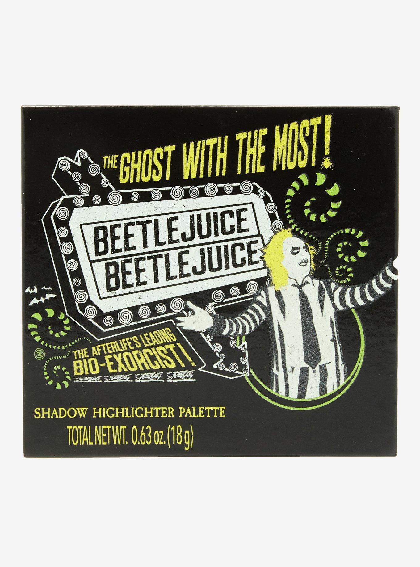 Beetlejuice Glow-In-The-Dark Eyeshadow & Highlighter Palette, , hi-res