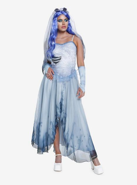 Corpse Bride Emily Cosplay Costume Dress Outfits Halloween Carnival Su