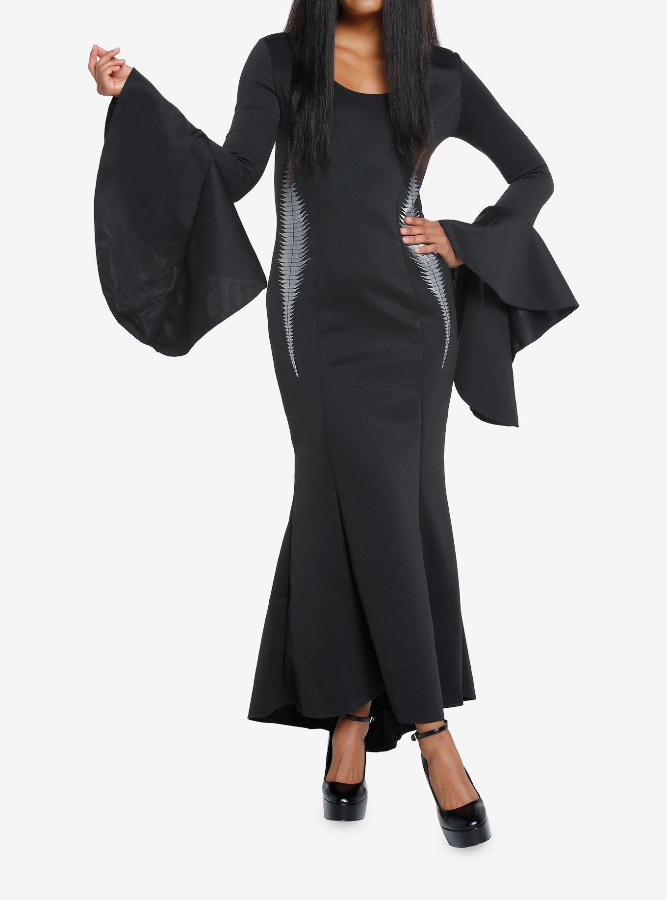 Wednesday Morticia Addams Costume, MULTI, hi-res