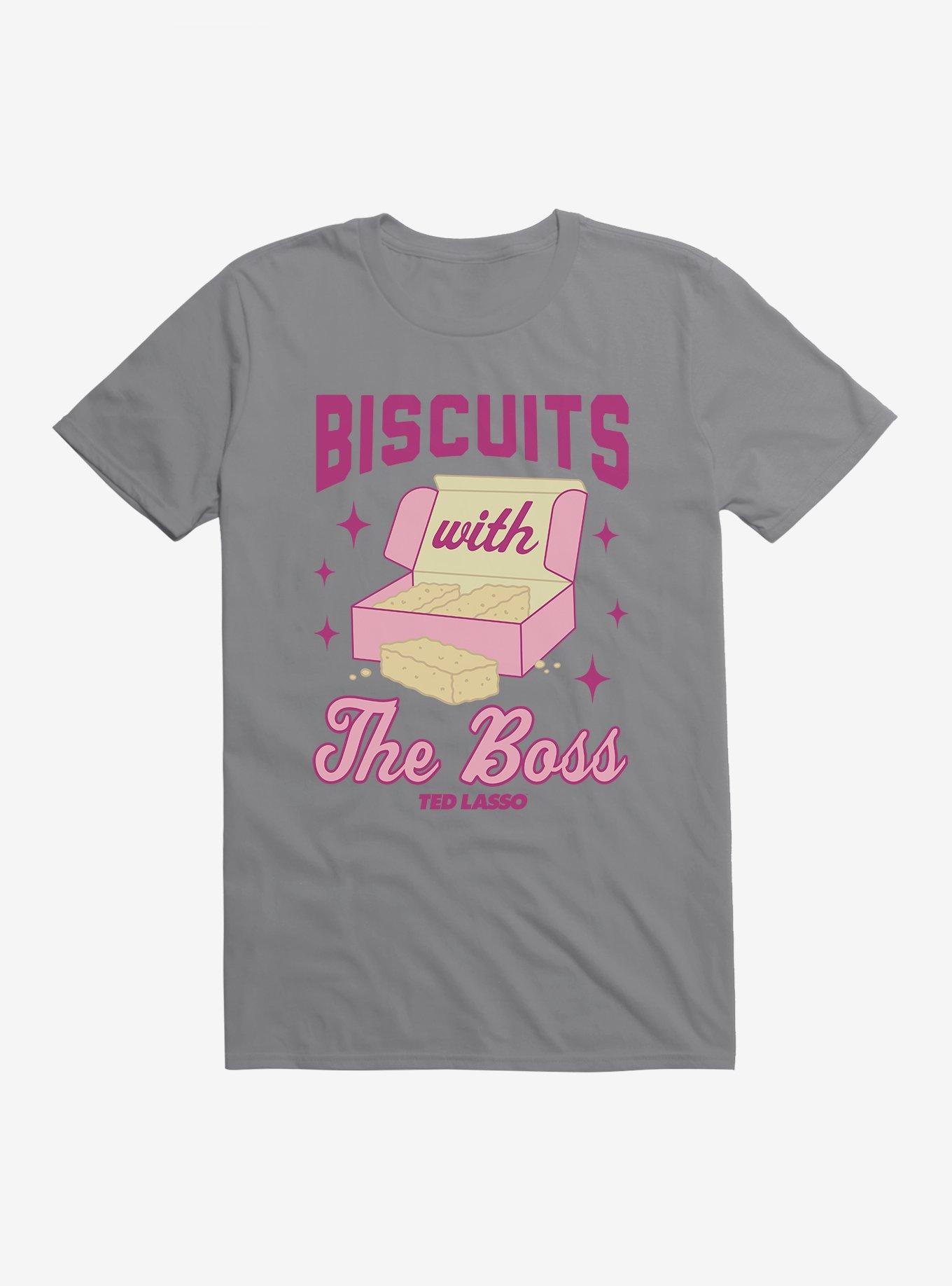 Ted Lasso Biscuits With The Boss T-Shirt, STORM GREY, hi-res