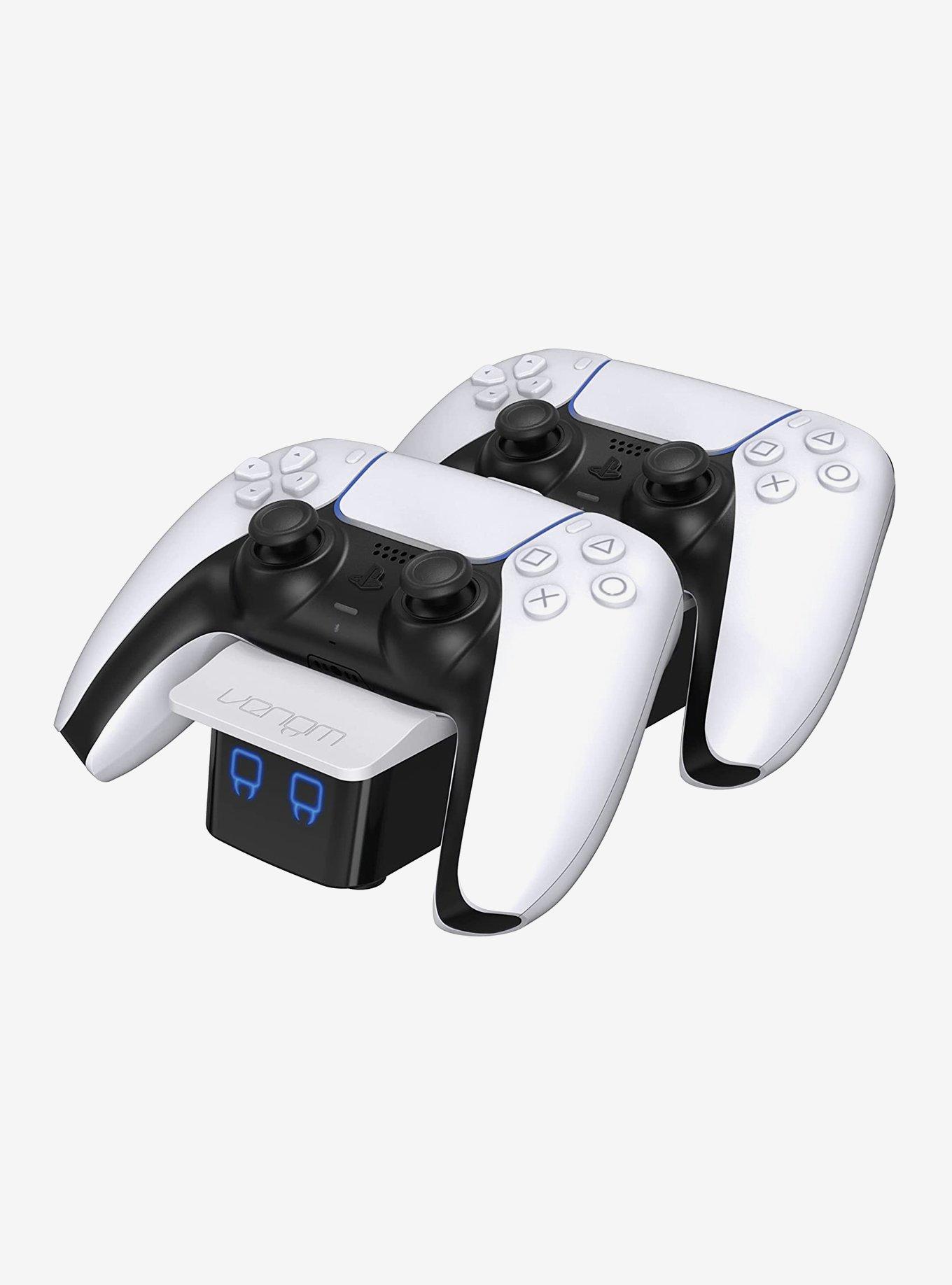 Venom Twin Docking Station For PS5 White, , hi-res