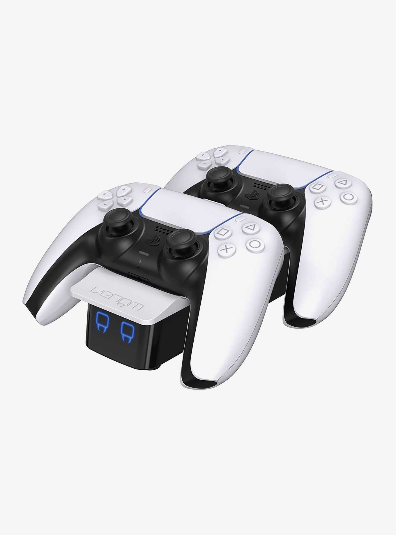 Venom Twin Docking Station For PS5 White, , hi-res