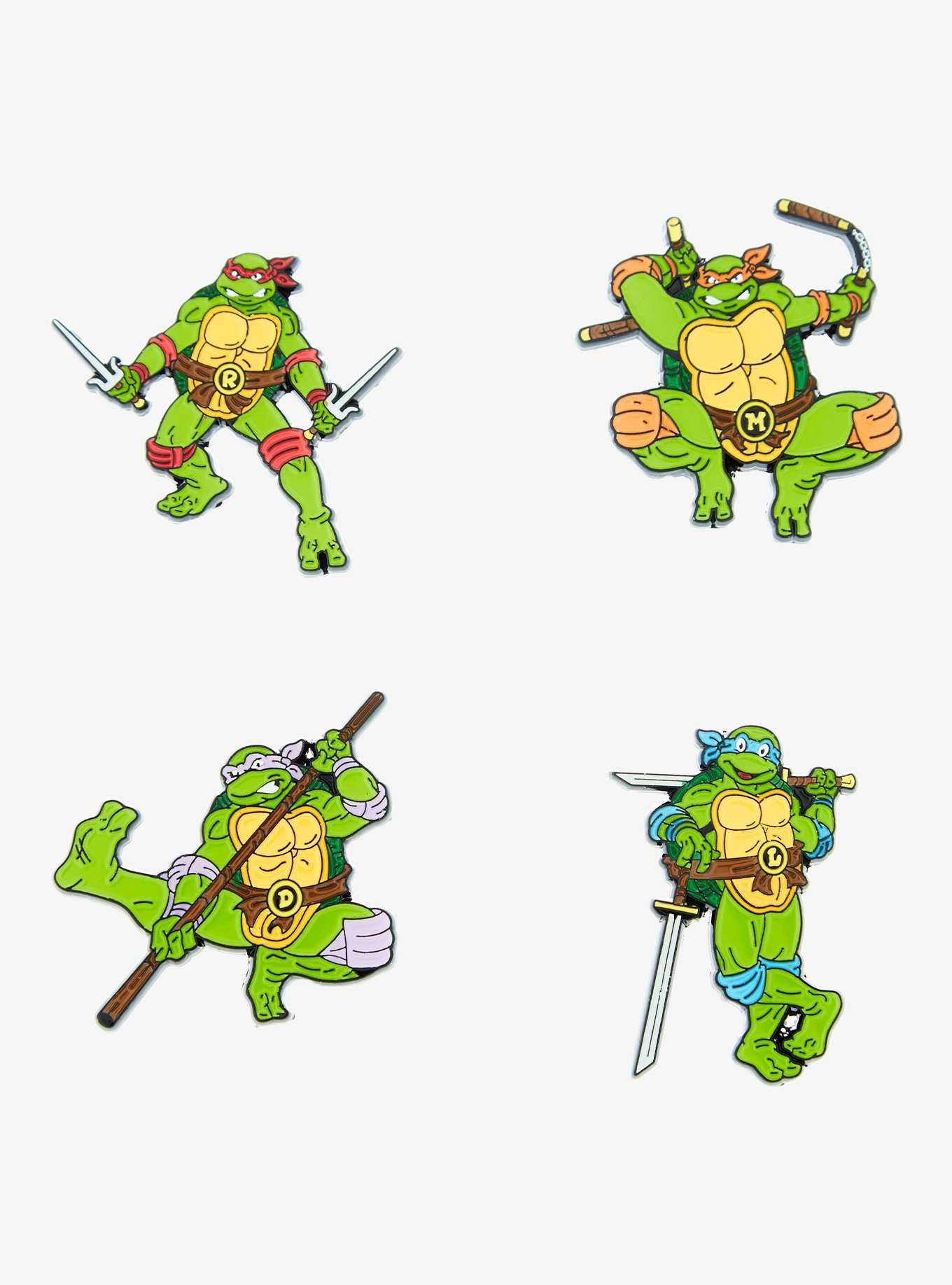 Teenage Mutant Ninja Turtles Character Portraits Enamel Pin Set, , hi-res