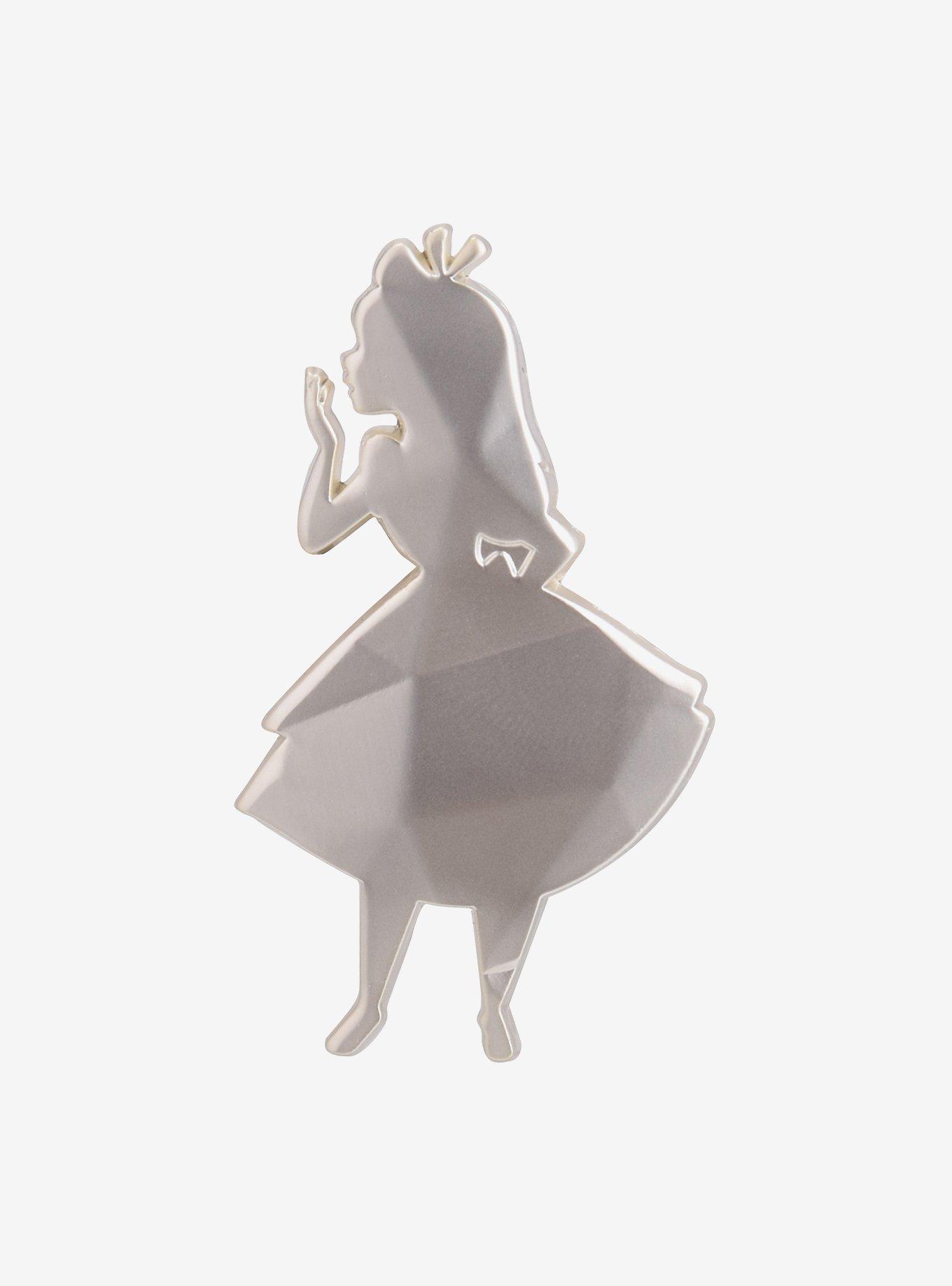 Disney 100 Alice in Wonderland Alice Silhouette Enamel Pin