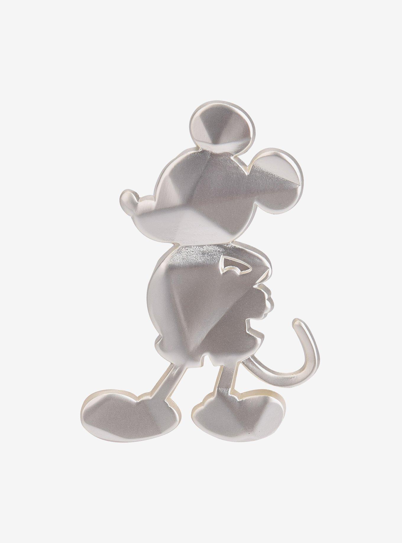 Disney 100 Mickey Mouse Silhouette Enamel Pin - BoxLunch Exclusive, , hi-res