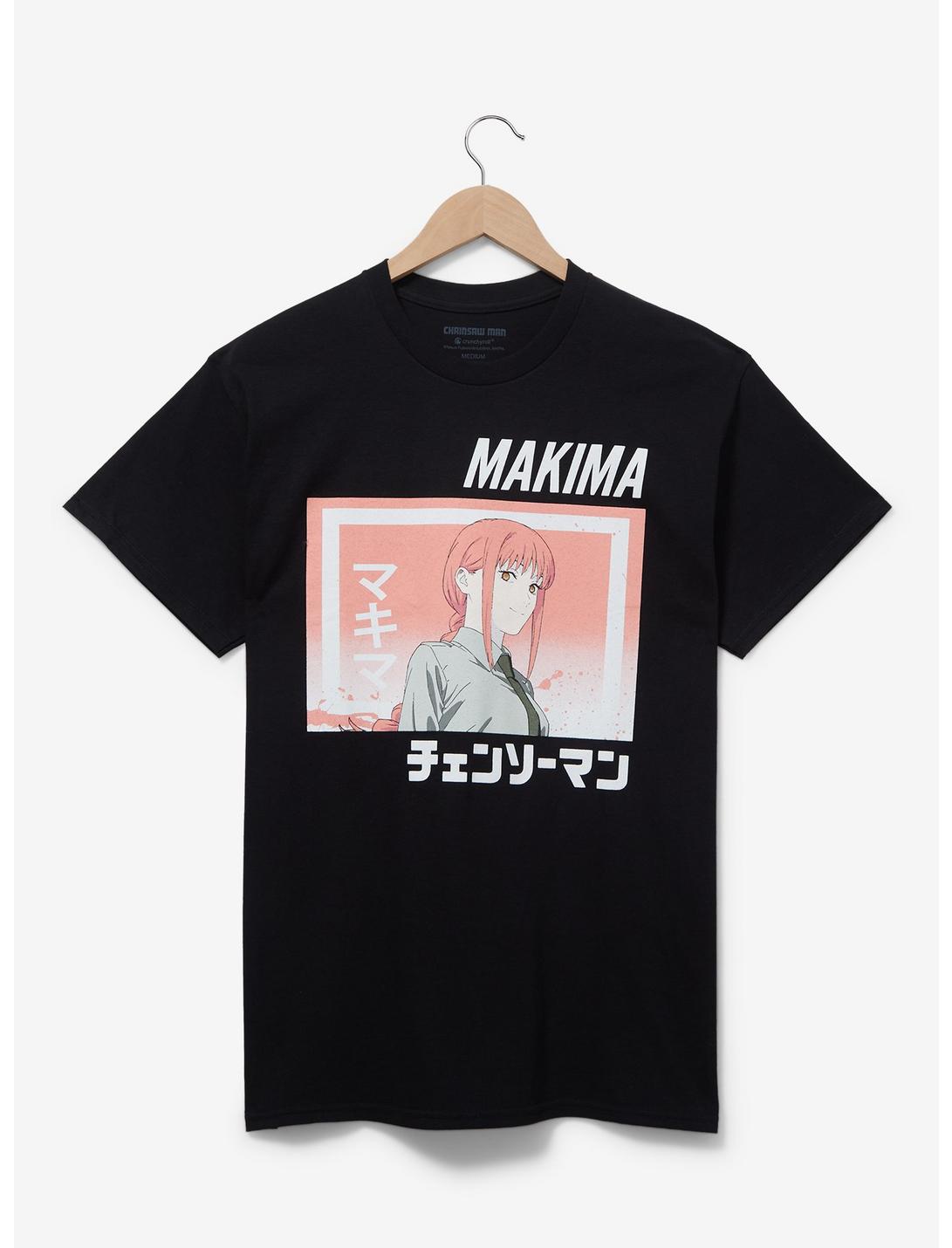 Chainsaw Man Makima Character T-Shirt - BoxLunch Exclusive, BLACK, hi-res