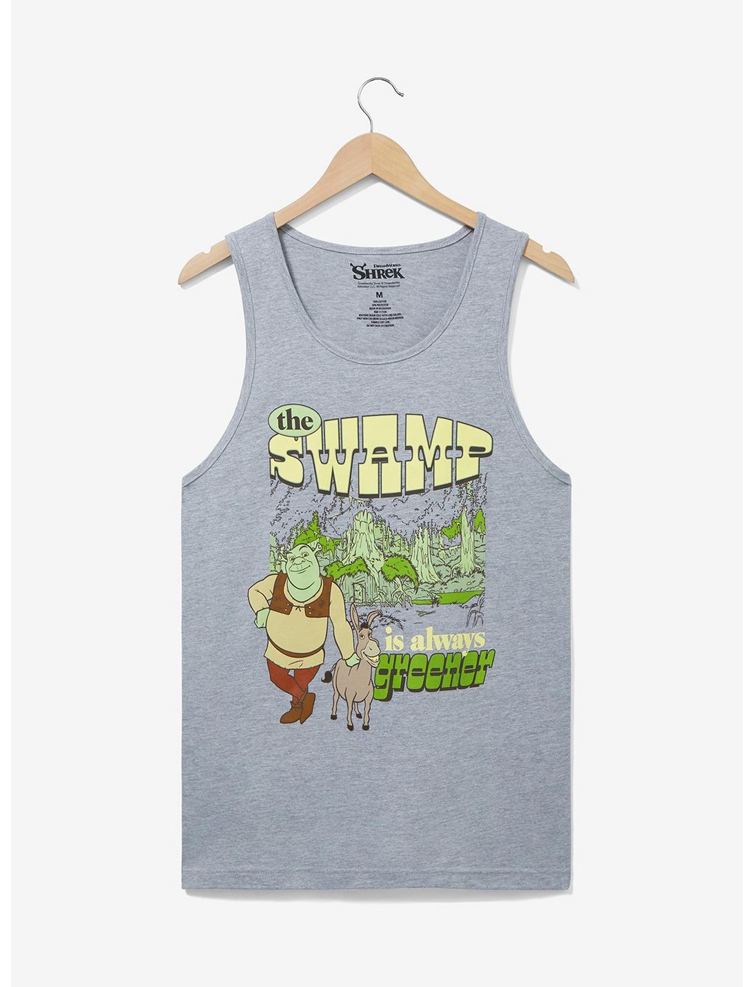 Shrek The Swamp Tank Top - BoxLunch Exclusive, HEATHER, hi-res
