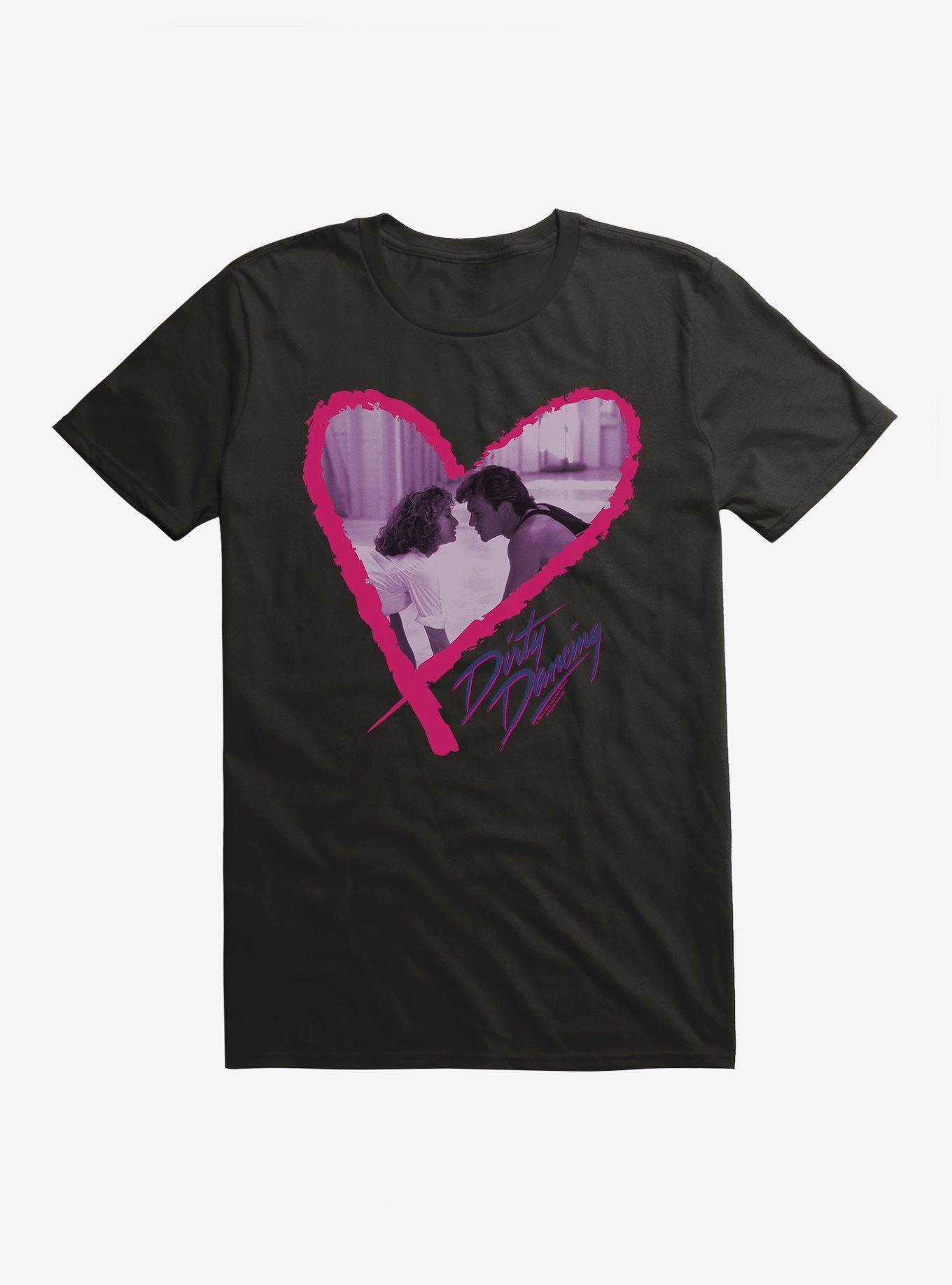 Dirty Dancing Johnny And Baby Heart T-Shirt, , hi-res