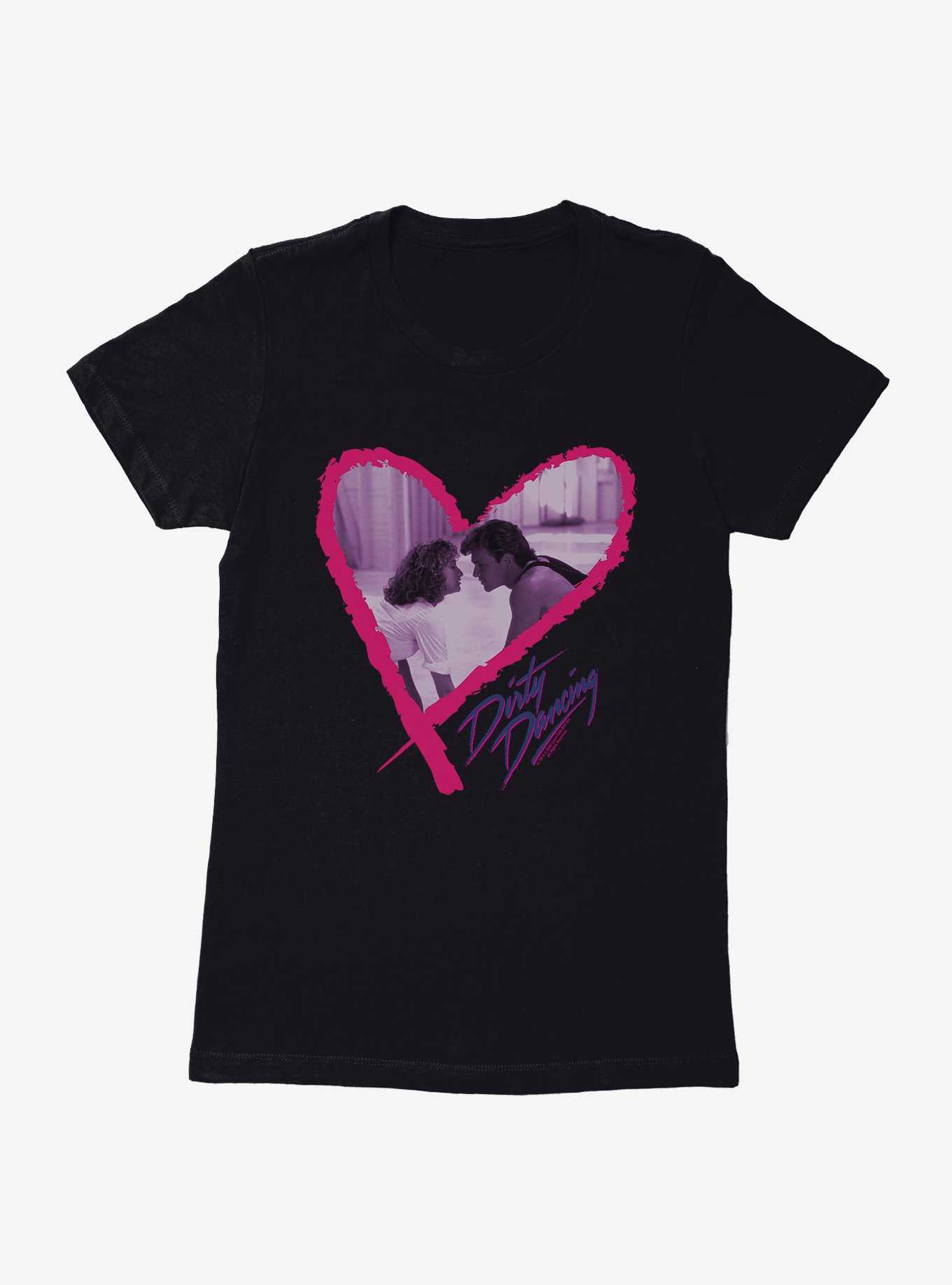 Dirty Dancing Johnny And Baby Heart Womens T-Shirt, , hi-res