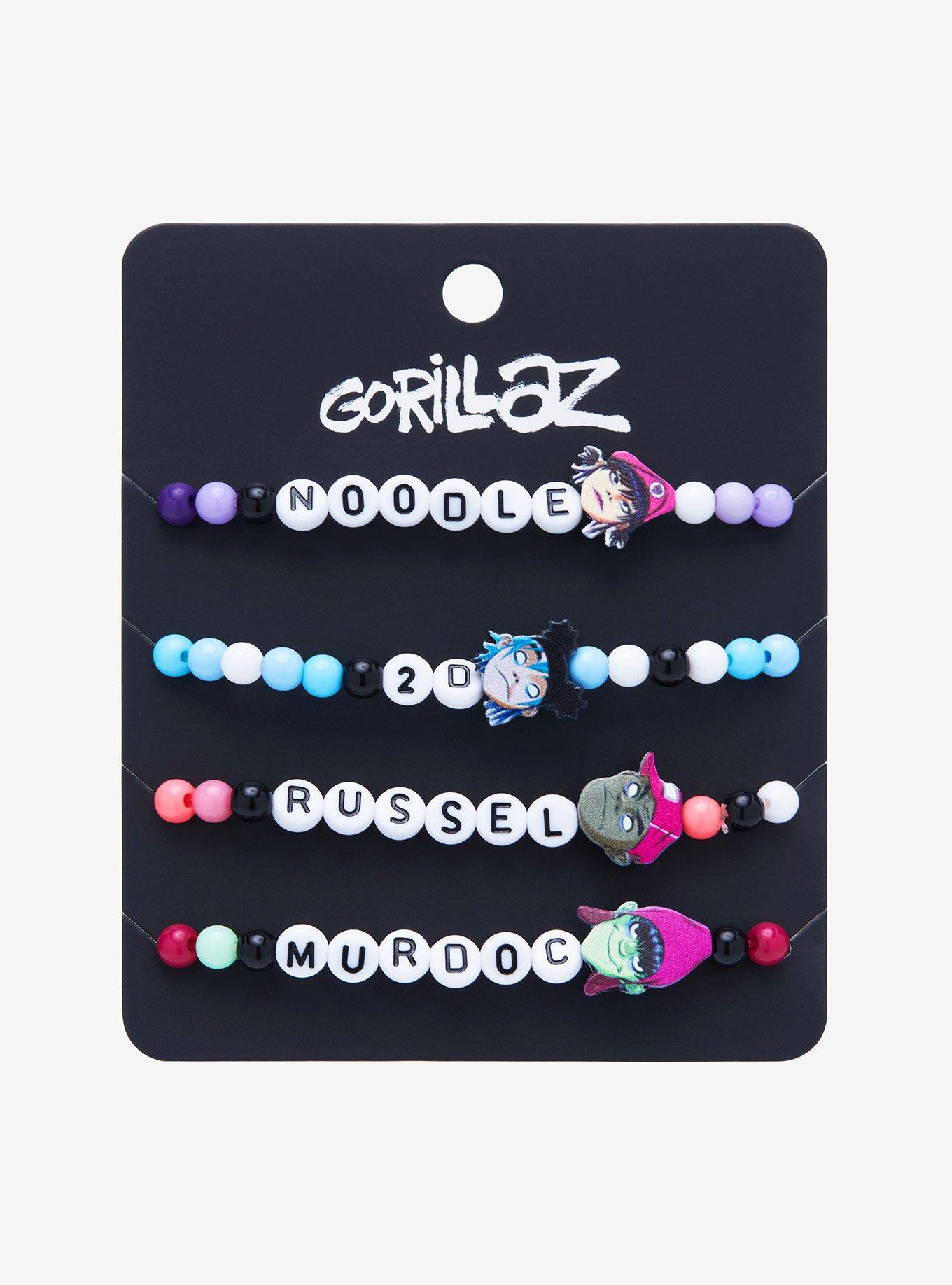 Gorillaz Beaded Bracelet Set | Hot Topic