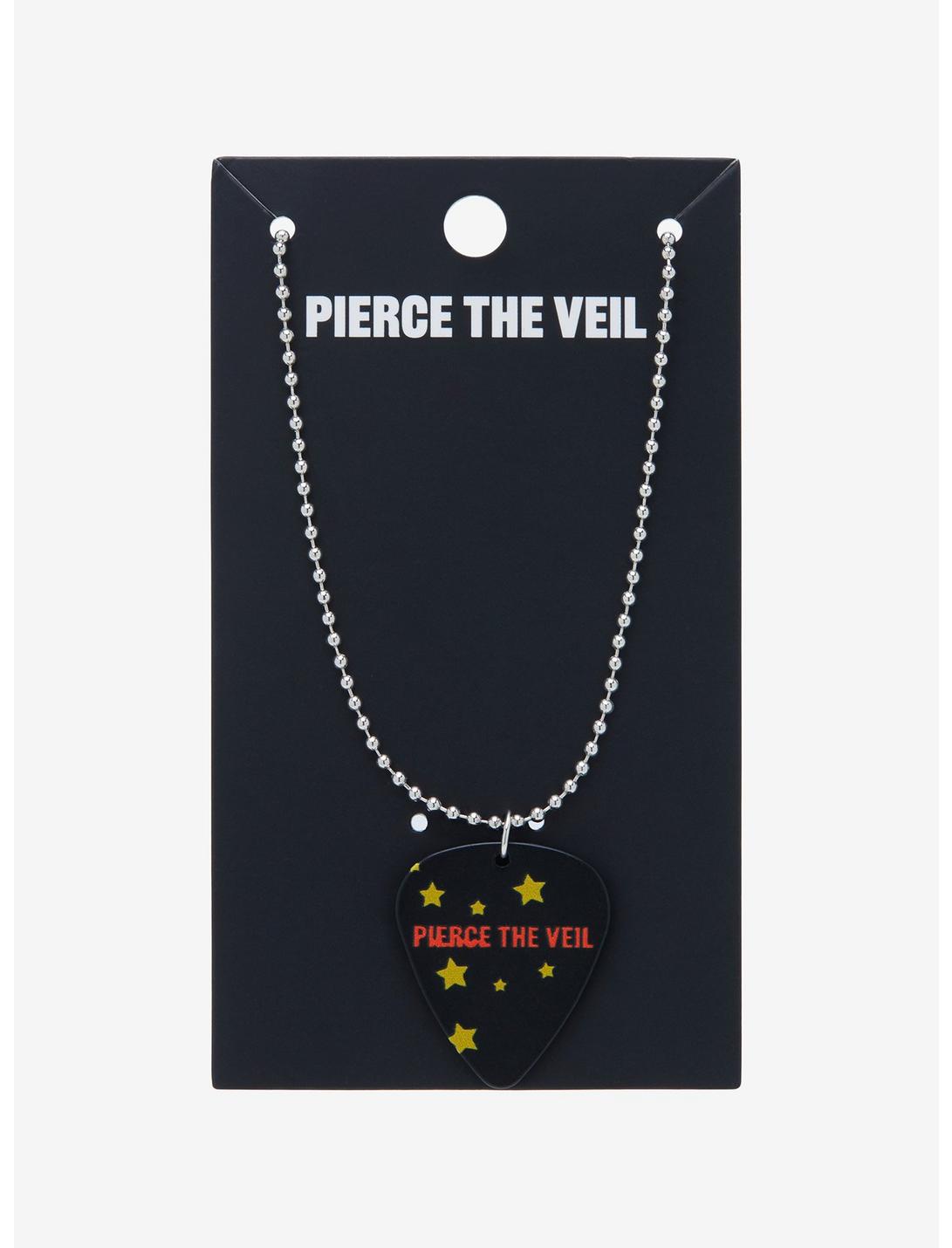 Pierce The Veil Guitar Pick Necklace, , hi-res