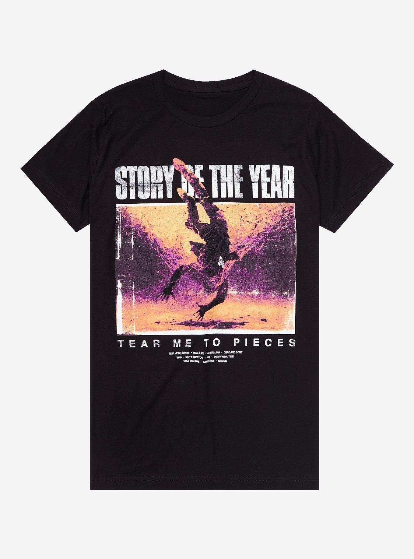 Story of the year tear me to pieces track listing t shirt hot topic