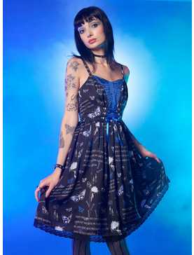 Corpse Bride Rib Cage Lace-Up Dress, , hi-res
