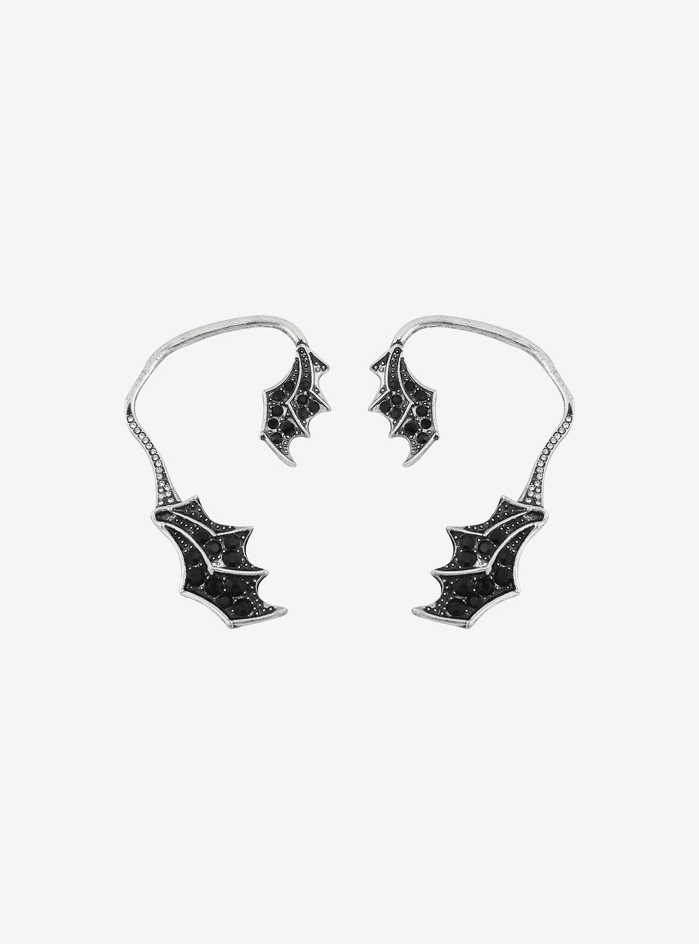 Cosmic Aura Bat Wing Ear Cuff Set, , hi-res