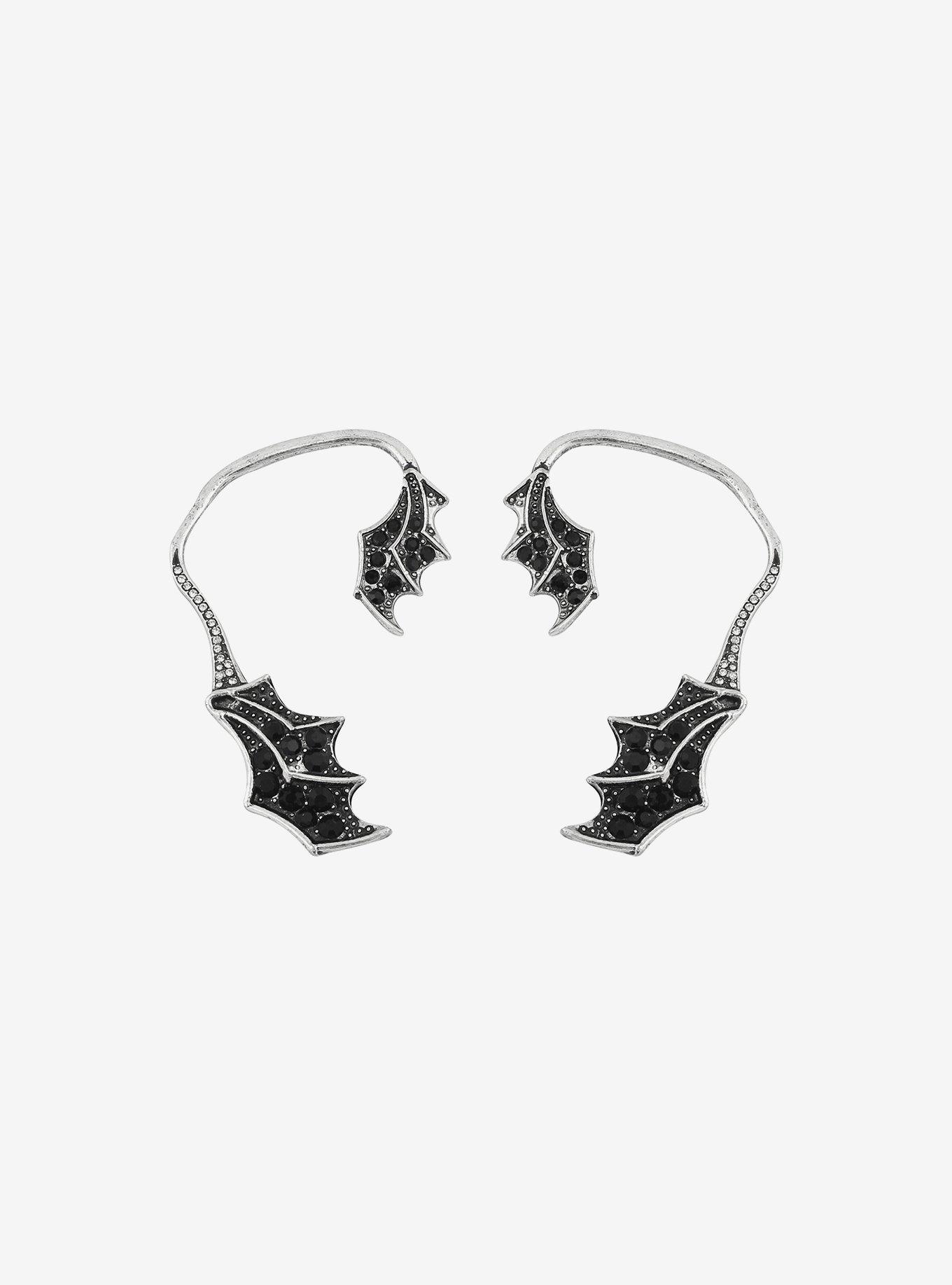 Cosmic Aura Bat Wing Ear Cuff Set, , hi-res