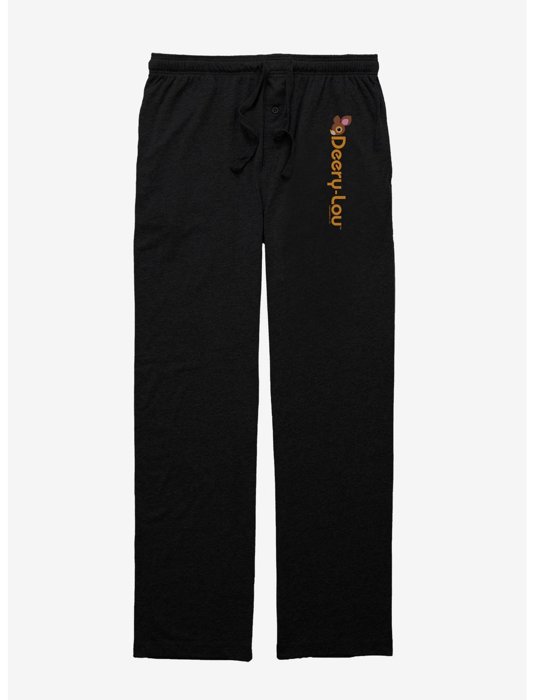 Deery-Lou Classic Icon Logo Pajama Pants, BLACK, hi-res