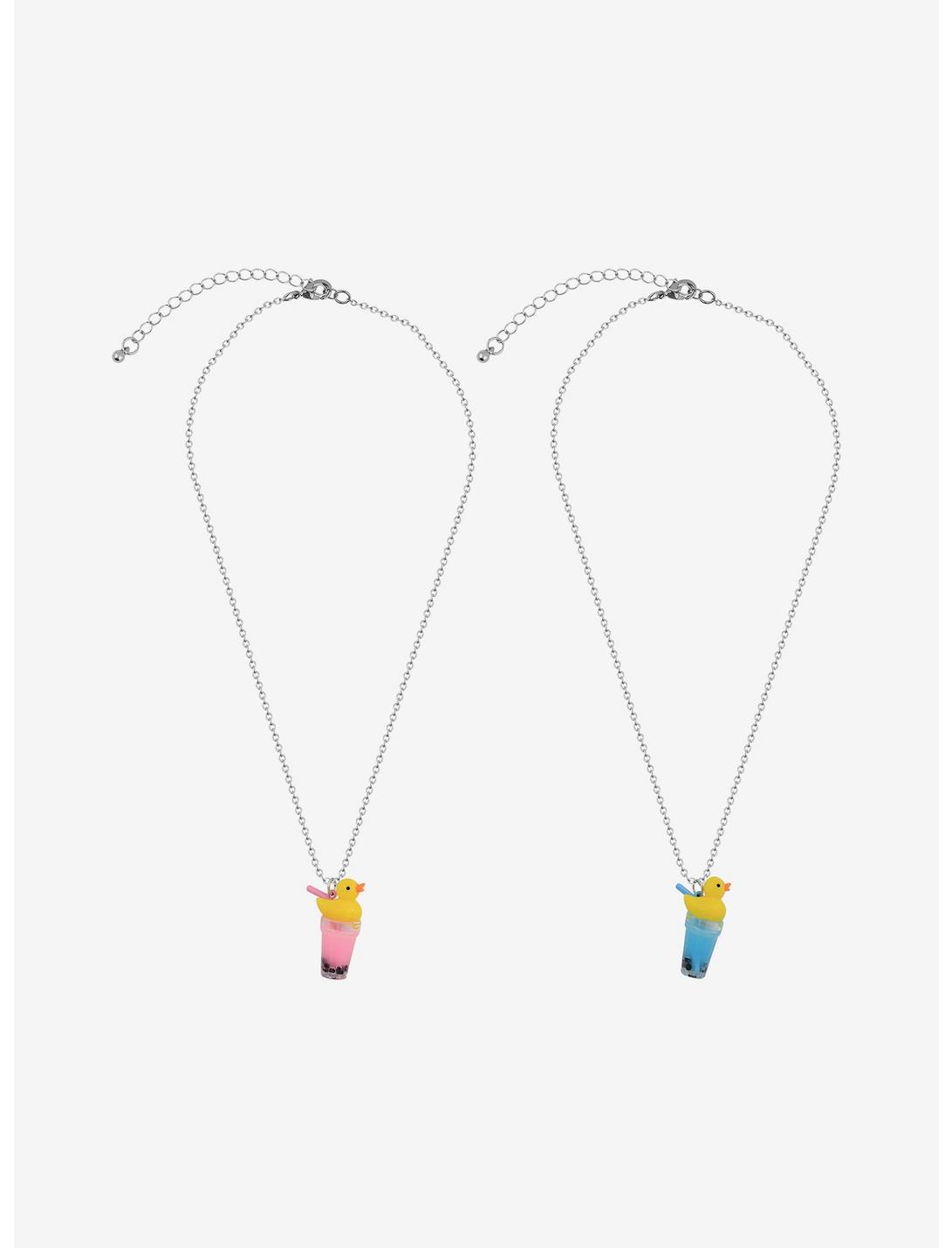Sweet Society Duck Boba Best Friend Necklace Set, , hi-res