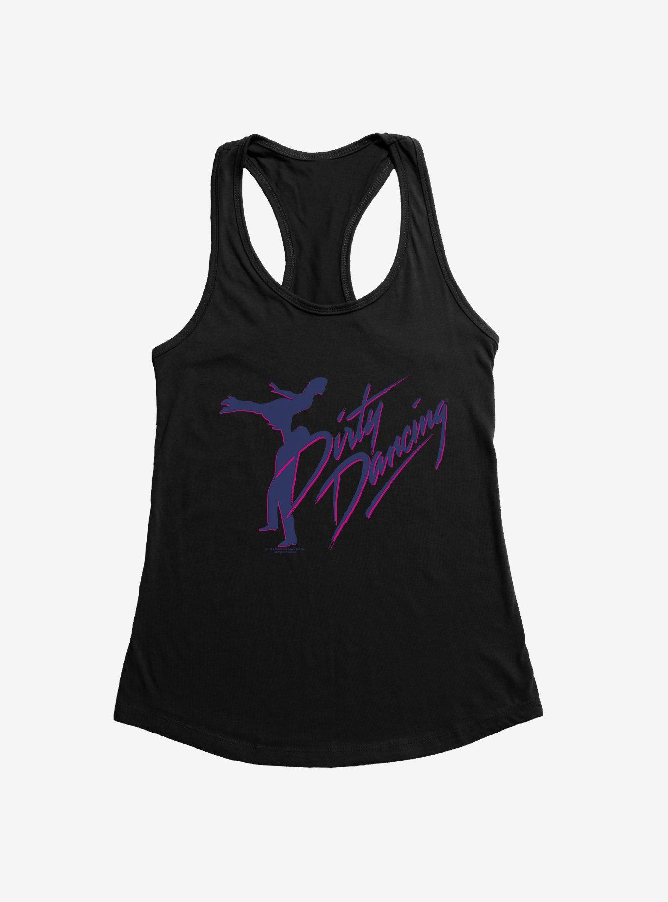 Dirty Dancing Lift Title Silohouette Womens Tank Top, , hi-res