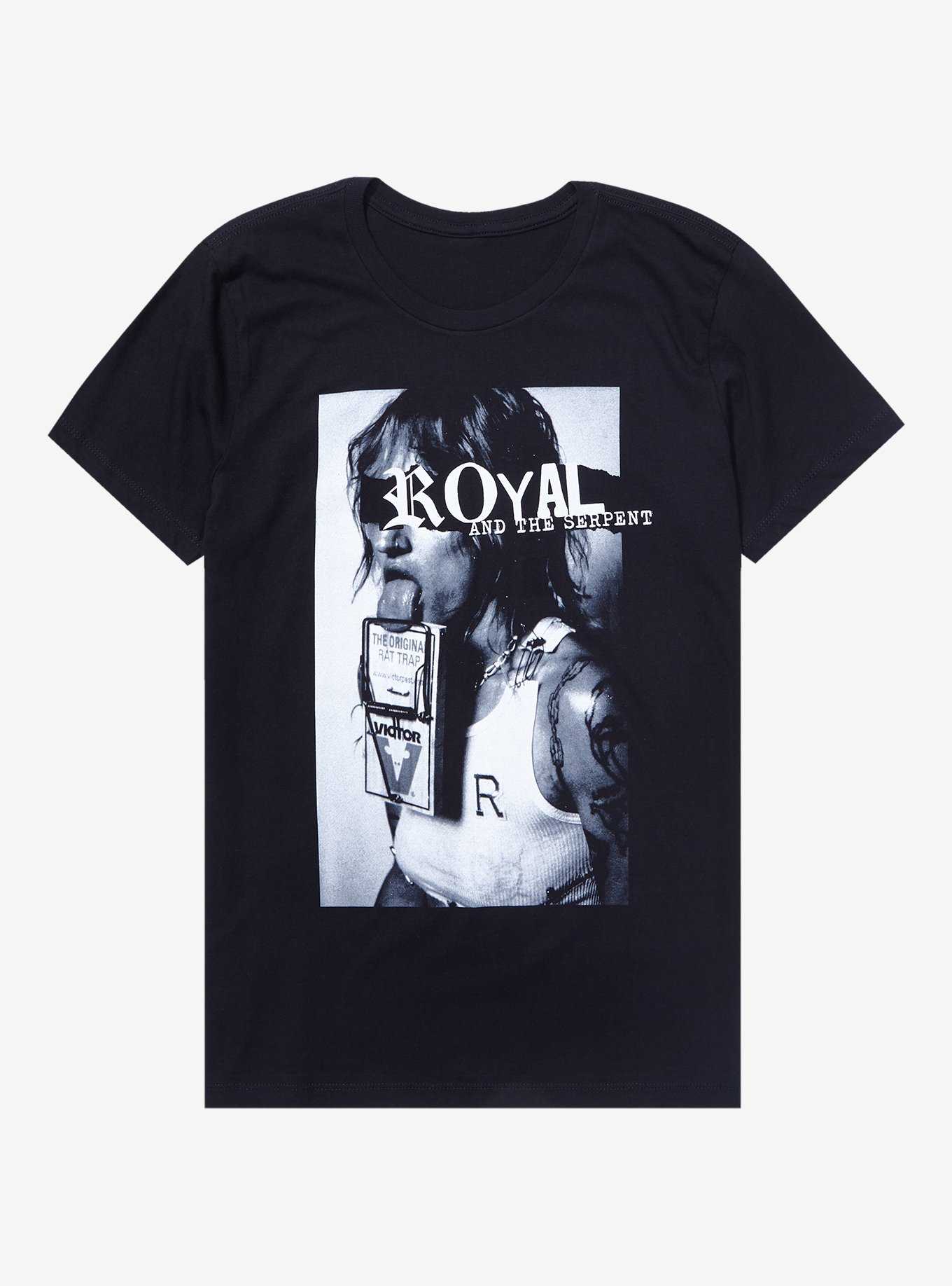 Royal And The Serpent Tongue Out Portrait T-Shirt, , hi-res