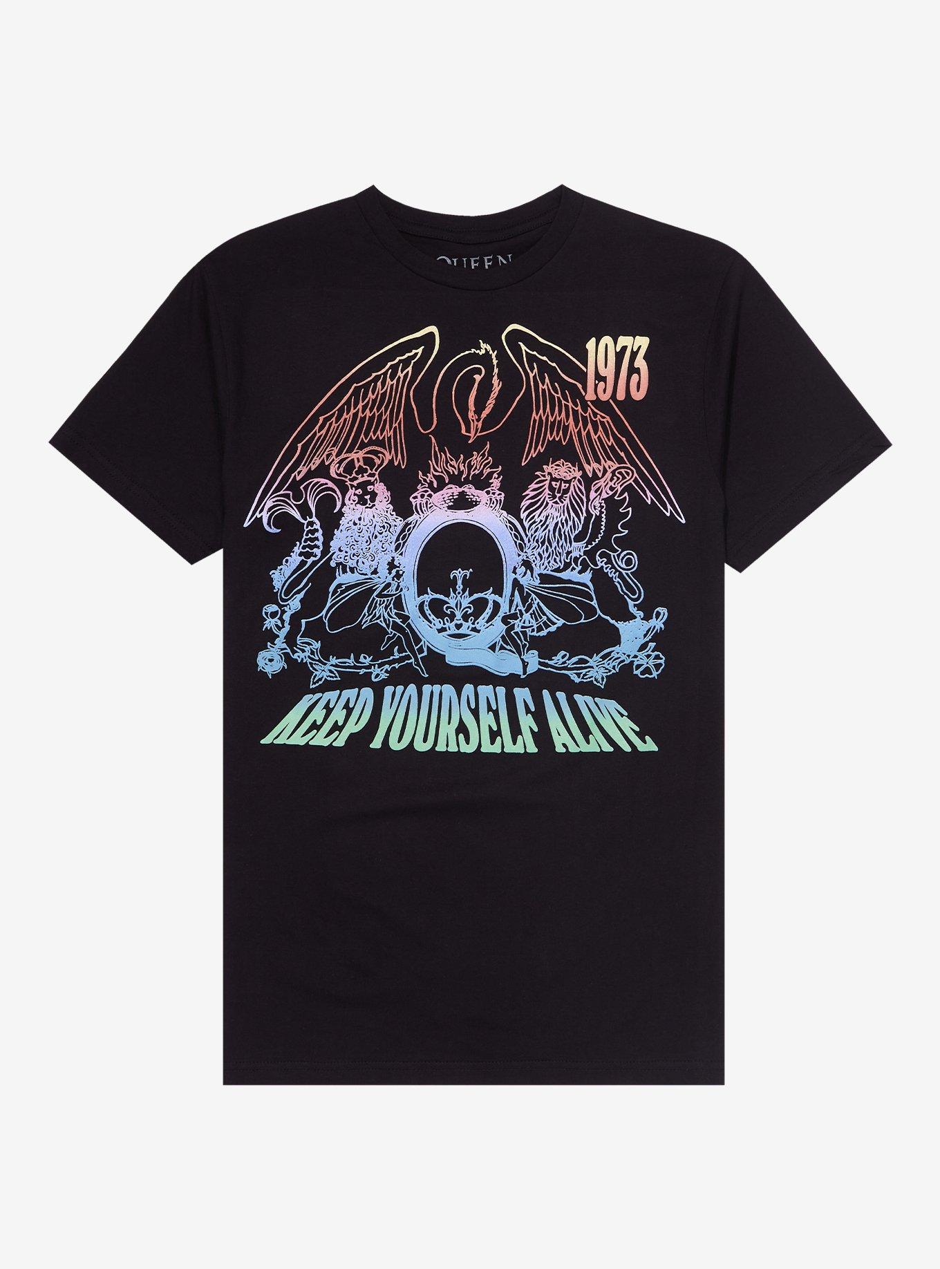 Queen Keep Yourself Alive T-Shirt, BLACK, hi-res