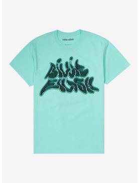 Plus Size Billie Eilish Graffiti Glitch T-Shirt, , hi-res