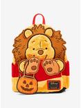 Loungefly Disney Winnie the Pooh Faux Fur Lion Halloween Costume Glow-in-the-Dark Mini Backpack, , hi-res