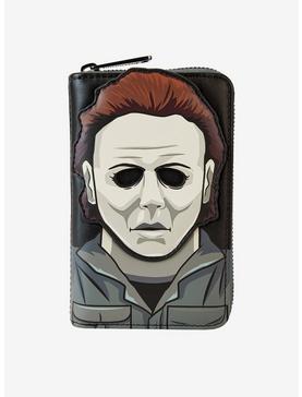 Loungefly Halloween Michael Myers Glow-In-The-Dark Face Zipper Wallet, , hi-res