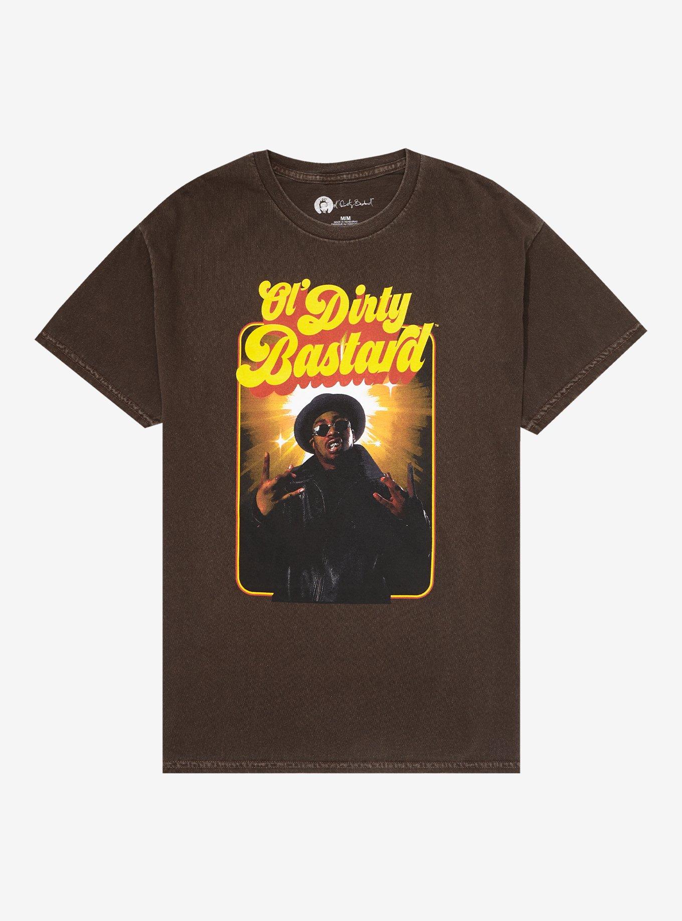 Ol' Dirty Bastard Retro Portrait T-Shirt, BROWN, hi-res