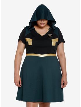 Her Universe Marvel Loki Hooded Dress Plus Size, , hi-res