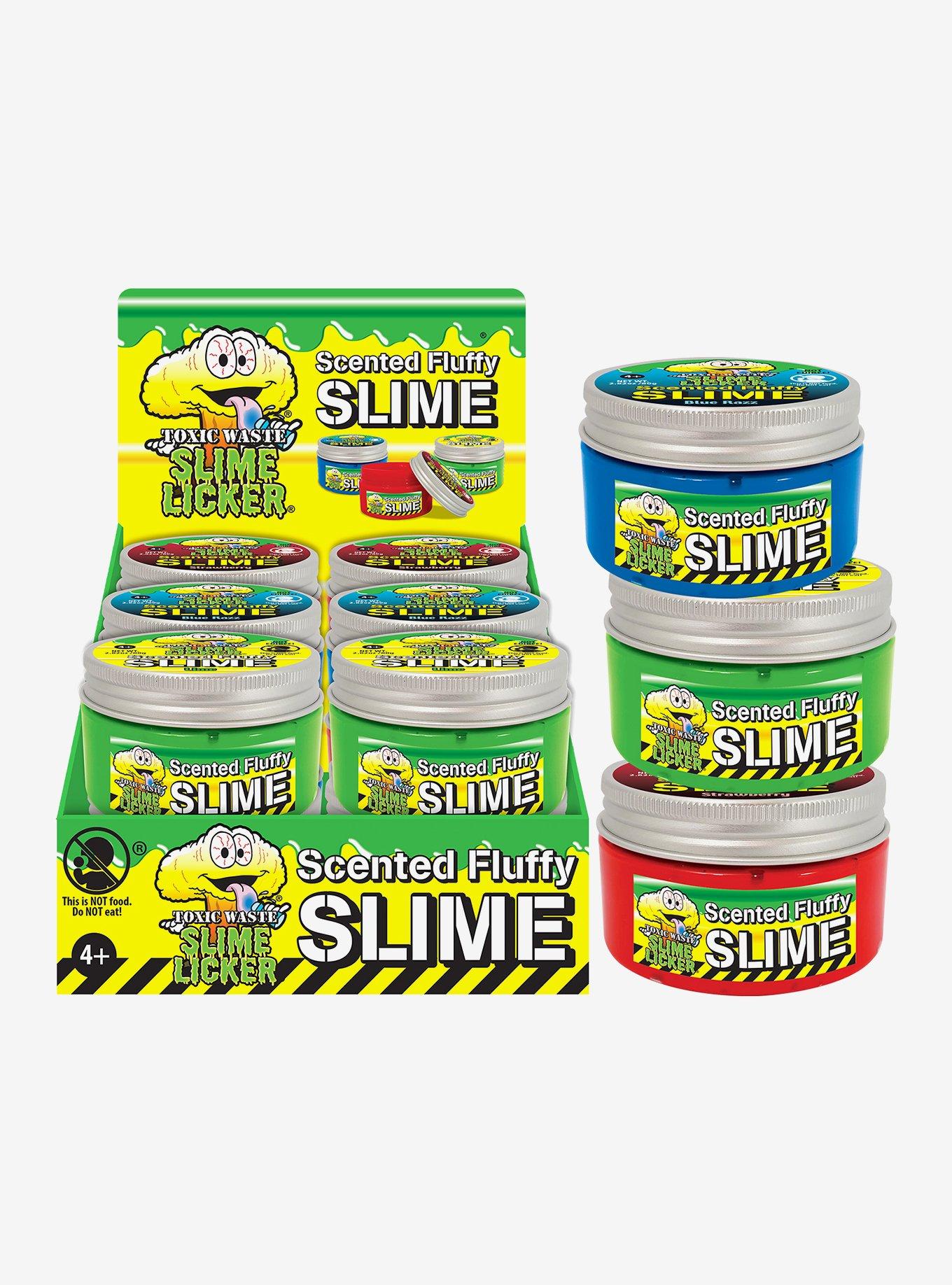 Toxic Waste Slime Licker Assorted Scented Fluffy Slime Jar, , hi-res