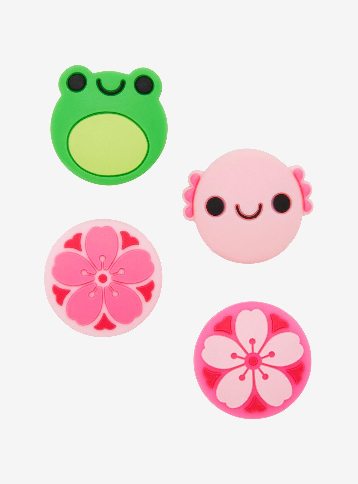 Frog Axolotl Cherry Blossom Thumb Grips, , hi-res