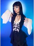 Corpse Bride Skeleton Hi-Low Girls Waistcoat Vest, MULTI, hi-res