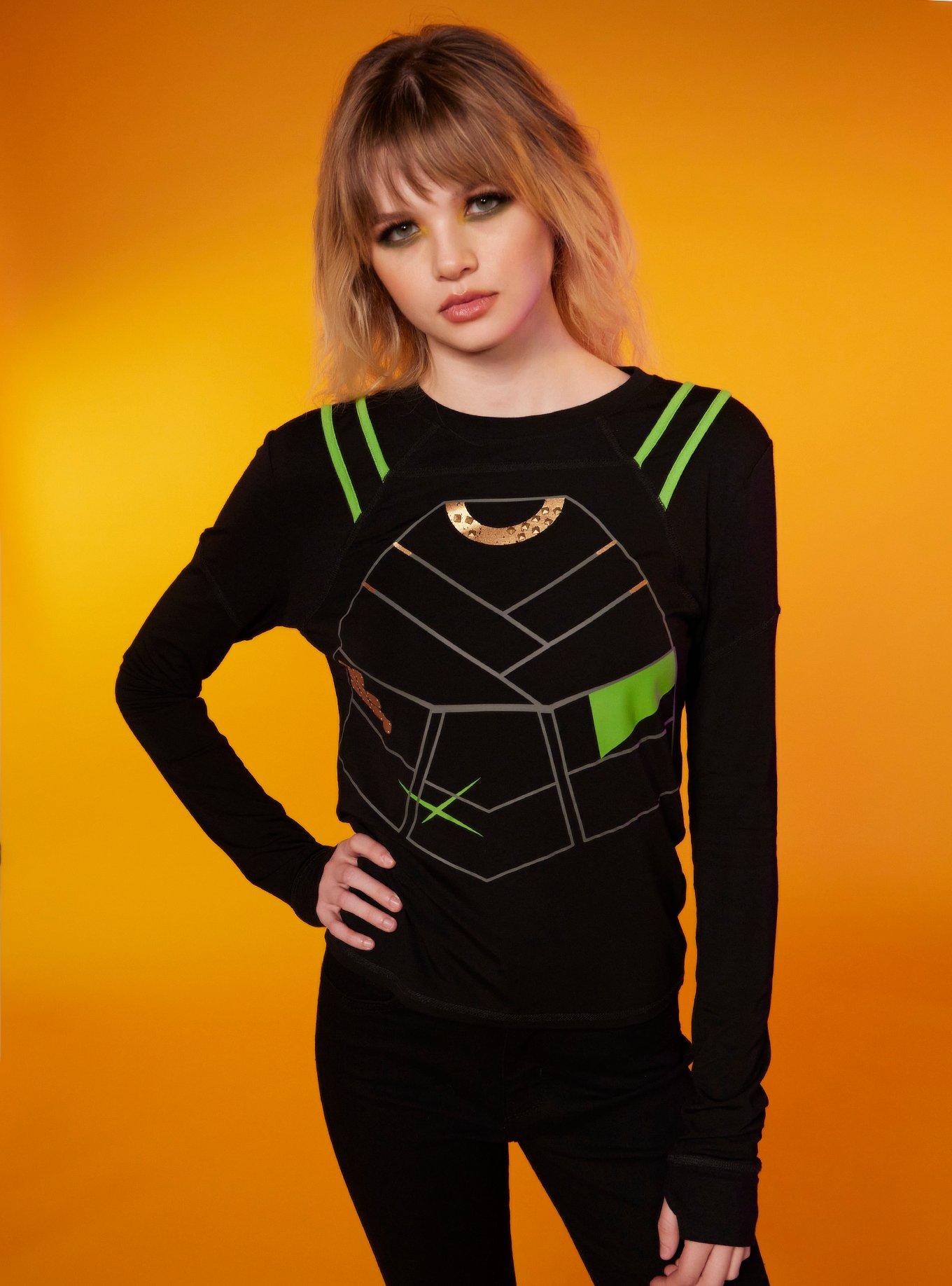 Her Universe Marvel Loki Sylvie Costume Girls Long-Sleeve Top, , hi-res