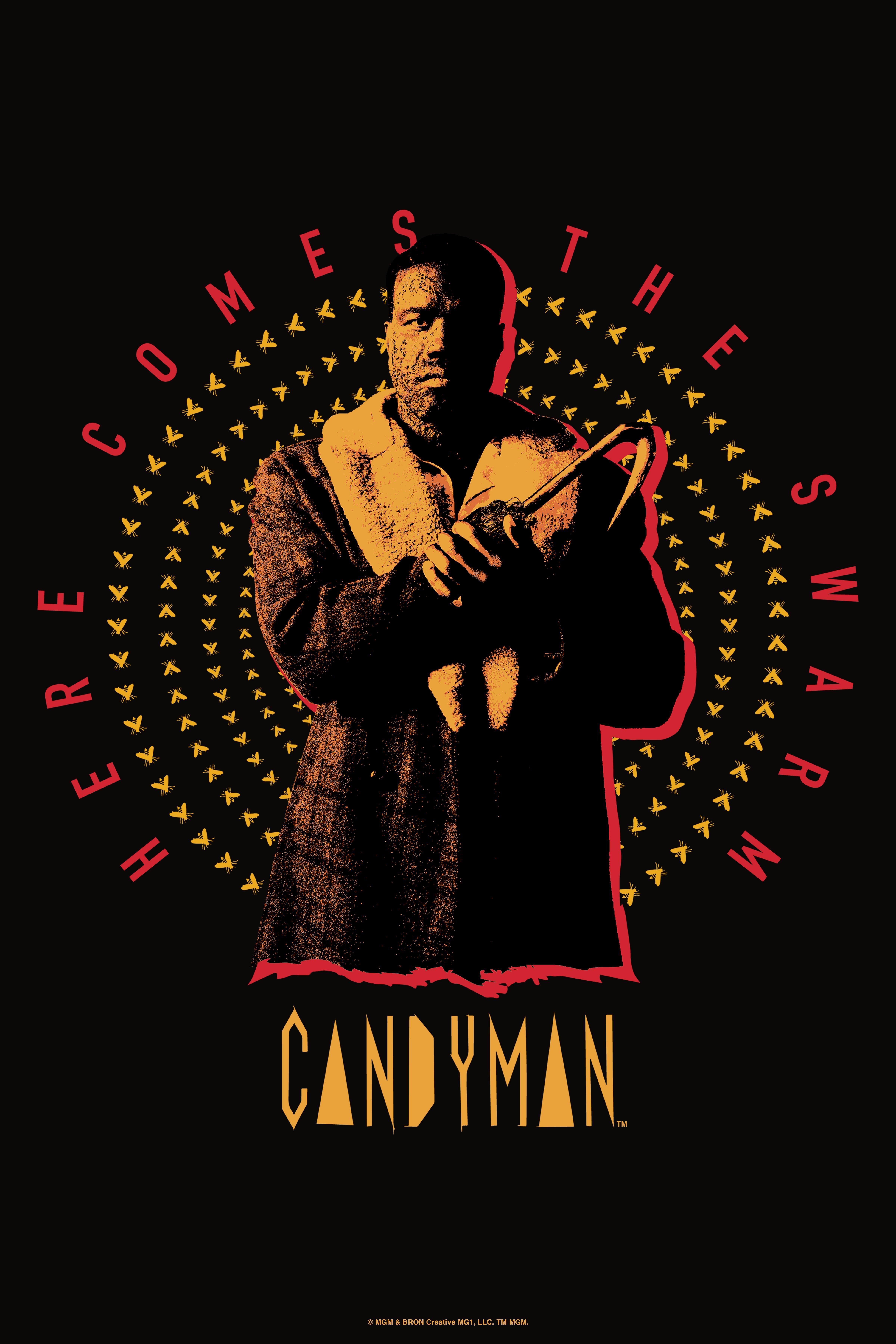 Candyman Here Comes The Swarm Poster WHITE BoxLunch