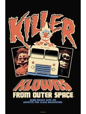 Killer Klowns From Outer Space Vintage Poster, , hi-res